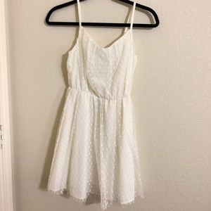 H&M white polka dot dress sz: 4